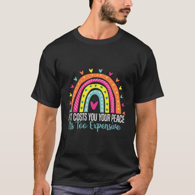 T-shirt Tal Santé Si Cela Vous Coûte Votre Paix C'Est Trop (Devant)