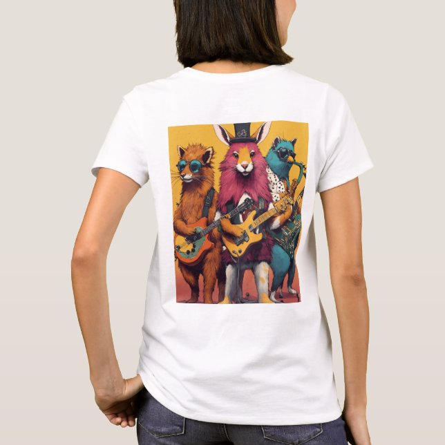 T-shirt Talent sauvage : Spectacle de talent animal amusan (Dos)