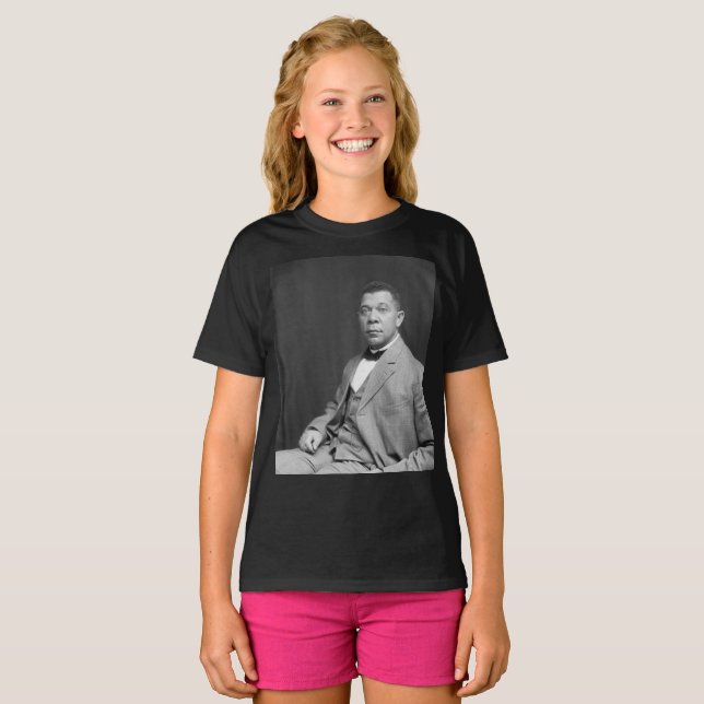 T-shirt Taliaferro Washington : Black Educator (Devant entier)