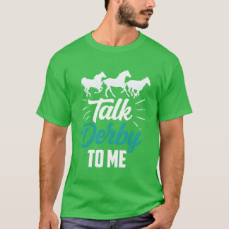 T-shirt Talk Derbyo Me Rider Cheval Lover vintage