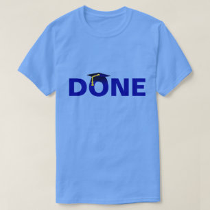 T-shirt Taloche bleu-foncé faite