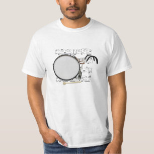 T-shirt Tambour bas de marche (léger) de chemise (couleur
