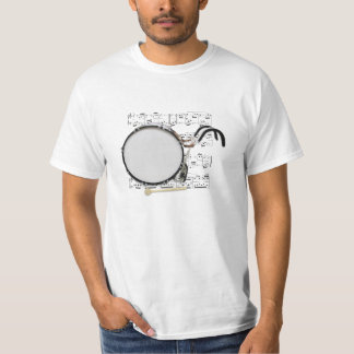T-shirt Tambour bas de marche (léger) de chemise (couleur