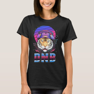 T-shirt Tambour et basse Tiger Musique électronique Vaporw