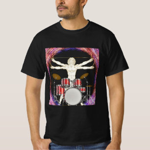 T-shirt tambour vitruvien