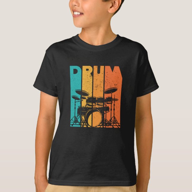 T-shirt Tambours| Don du batteur de tambour de tambour (Devant)