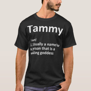 T-shirt TAMMY Définition Nom personnalisé Amusant Annivers