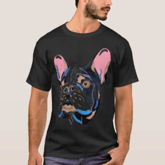 T-shirt T'amour de Pug La vie arrive Chien Bouledogue Café