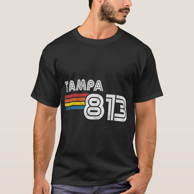 T-shirt Tampa Proud 813 État De Floride (Devant)