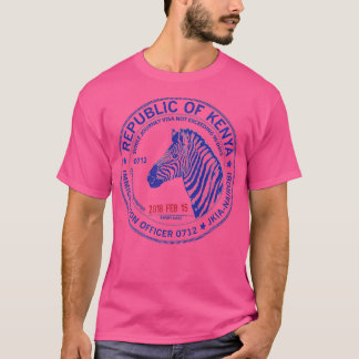 T-shirt Tampon de passeport Kenya
