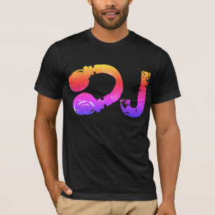 T-shirt Tampon et coloré pour DJ