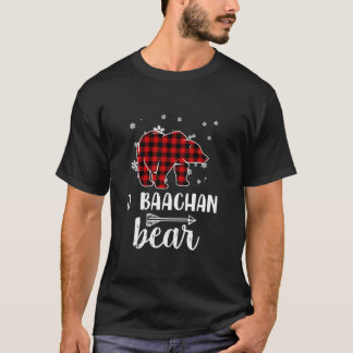 T-shirt Tampon rouge de pyjama de l'ours de la grand-mère 