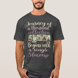 T-shirt Tampons Collector Postage Timbre Collecte