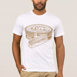 T-shirt Tan shoepoly
