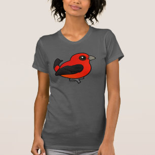 T-shirt Tanager d'écarlate de bande dessinée