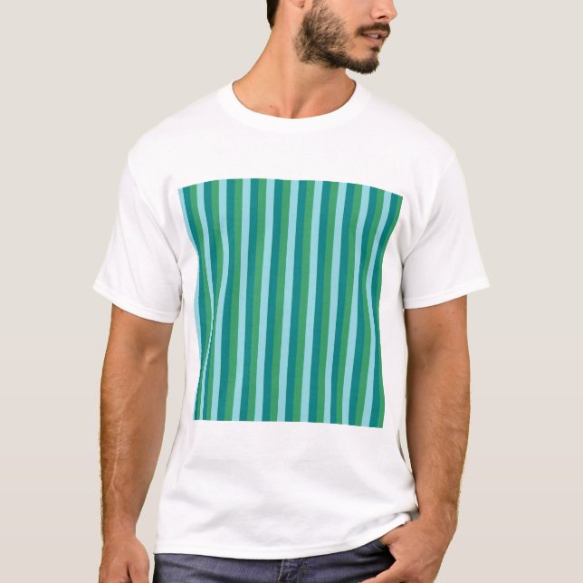 T-shirt Tanager Turquoise, Turquoise Blue et Kelly Green R (Devant)