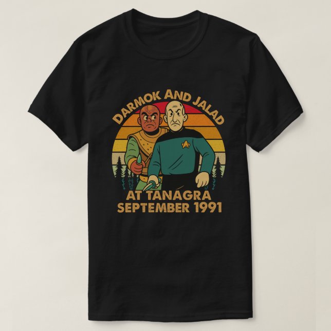 T-shirt Tanagra Dialogue - September's Epic Encounter (Design devant)