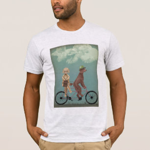 T-shirt Tandem de caniche