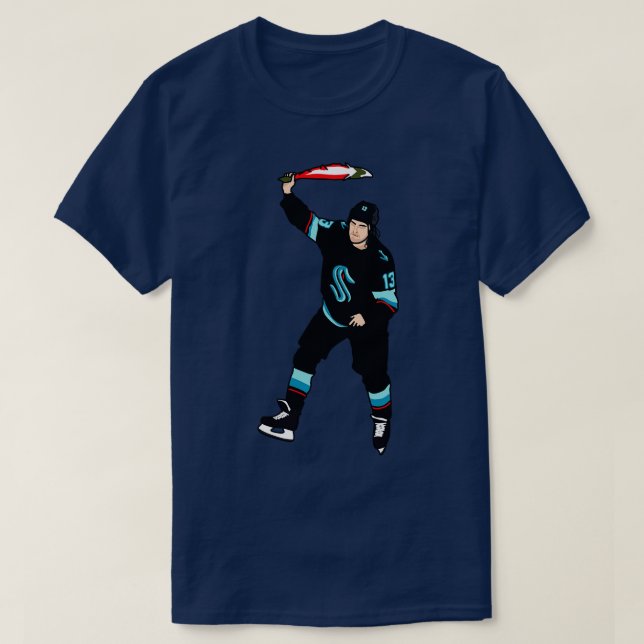 T-shirt Tanev et le saumon (Design devant)