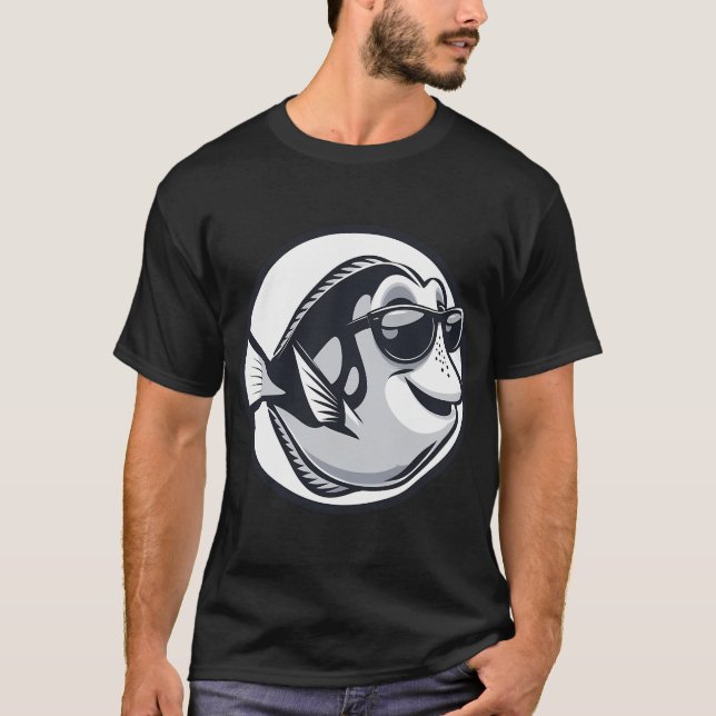 T-shirt Tang bleu cool (Devant)