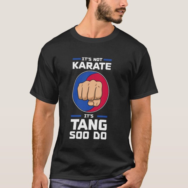 T-shirt Tang Soo Do Instructor Martial Artist Korean Karat (Devant)