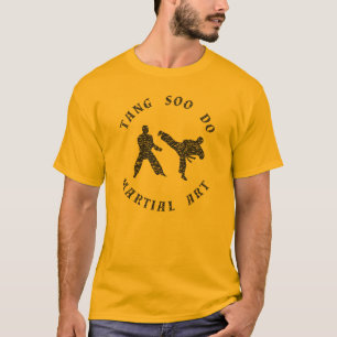 T-shirt Tang Soo font des silhouettes