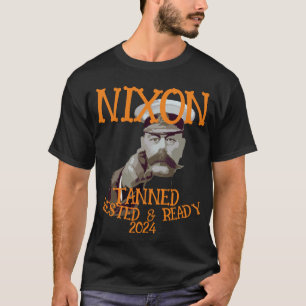 T-shirt Tanned Rested & Ready NIXON 2024 Président