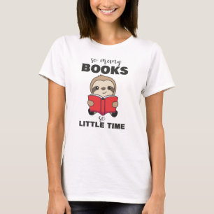 T-shirt Tant De Livres Si Peu De Temps Lull Lire Livre
