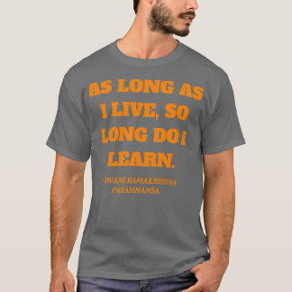 T-shirt Tant que je reviens en direct de Swami Ramakrishna