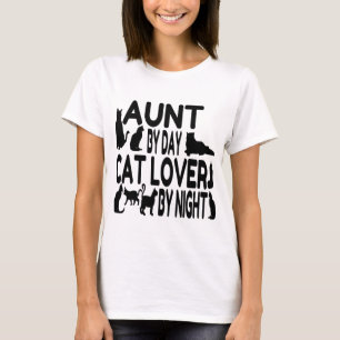 T-shirt Tante Amoureux des chats
