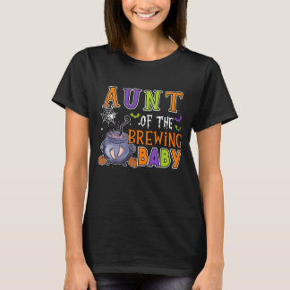 T-shirt Tante Bébé brassard Halloween Baby shower éffrayan