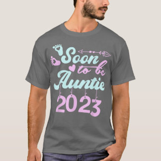 T-shirt Tante bientôt 2023 Première grossesse de maman An