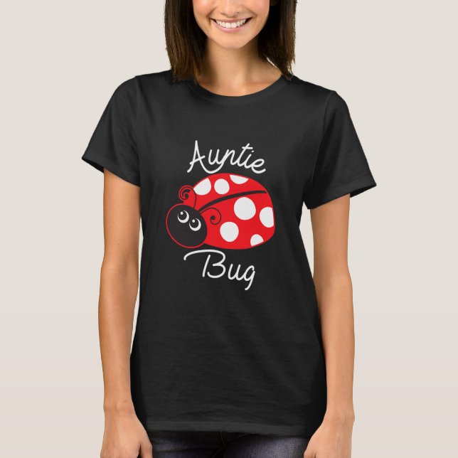 T-shirt Tante Bug Funny Ladybug Tante  (Devant)