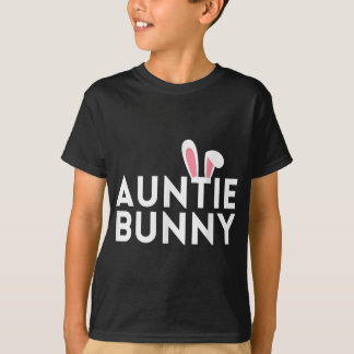 T-shirt Tante Bunny Matching Famille Vêtements de Pâques B