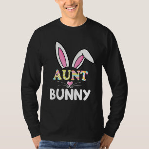 T-shirt Tante Bunny tenue jumelle famille Pâques mère Da