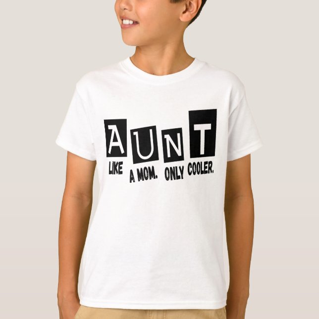 T-shirt Tante comme une mère seulement glacière (Devant)