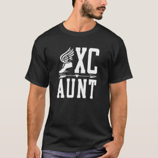 T-shirt Tante de cross-country Tante de course à pied de f