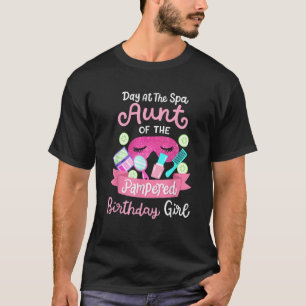 T-shirt Tante De Fête D'Anniversaire spa De La Fille Anniv