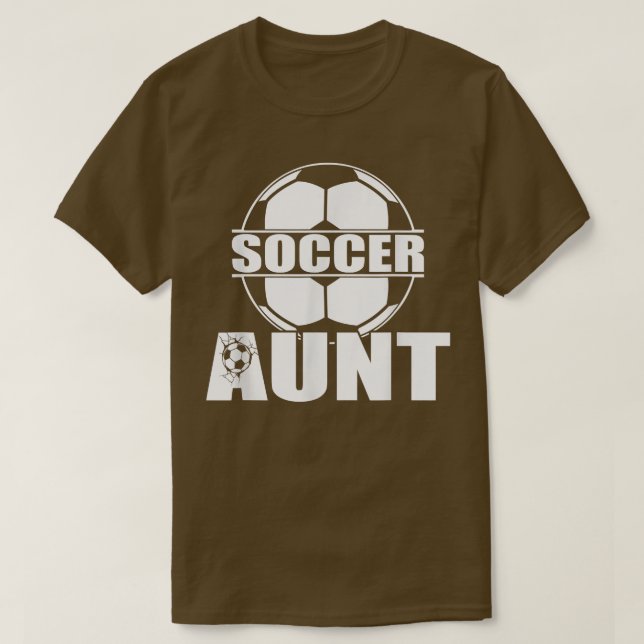 T-shirt Tante de football drôle (Design devant)