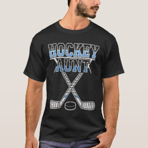 T-shirt Tante de hockey sur glace fière tata de joueur gar