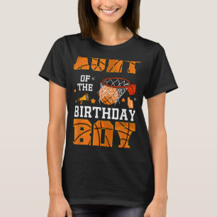 T-shirt Tante De L'Anniversaire Boy Basketball B jour Déco