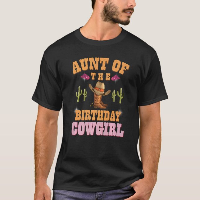 T-shirt Tante De L'Anniversaire Femme Occidentale Filles T (Devant)