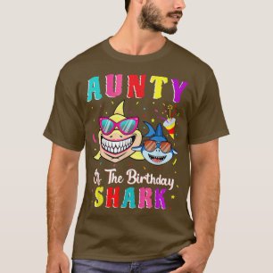 T-shirt Tante De Requin Anniversaire Famille Correspondant