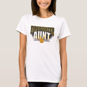 T-shirt Tante de sapeur-pompier