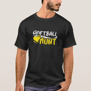 T-shirt Tante De Softball Femme Pour Fier Tasse De Softbal