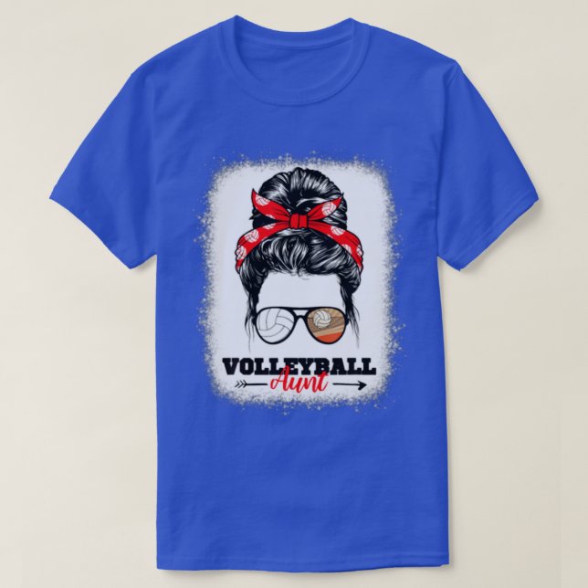 T-shirt tante de volley-ball (Design devant)