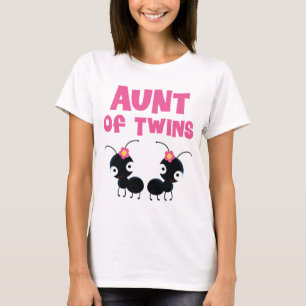 T-shirt Tante des filles jumelles