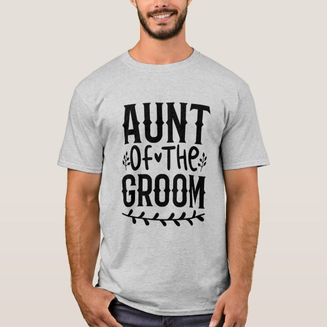 T-shirt Tante du marié (Devant)
