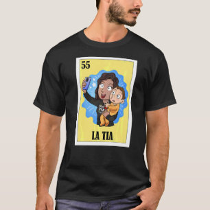 T-shirt Tante espagnole Loterie mexicaine Bingo La Tia