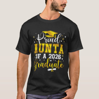 T-shirt Tante fière d'un diplômé de la promotion 2026 Seni